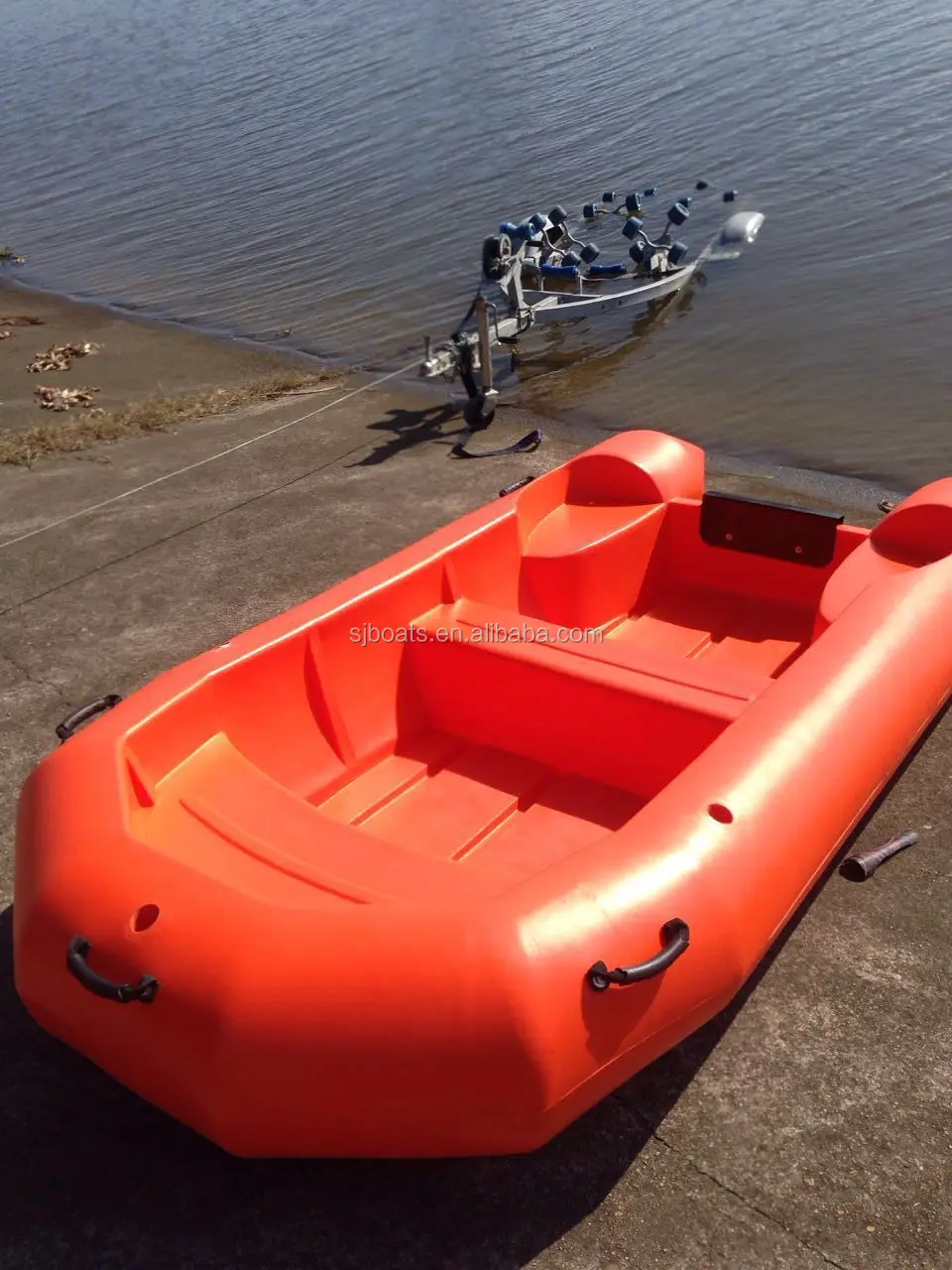 Small Rotomolding Pe Rescue Boat With Plastic Material