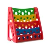 Kindergarten environmentally friendly materials Kids Plastic Library Bookshelf Colourful Bookcase Cheap Book Rack for sale