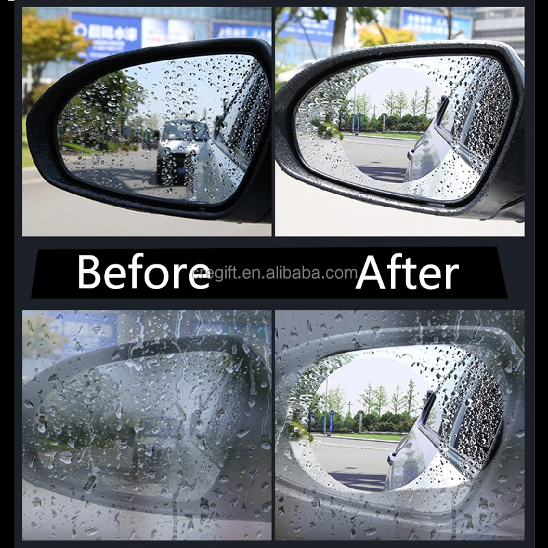 Waterproof Film For Rearview Mirror Water Rain Film Car Exterior ...