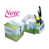 Memo box with pen holder/memo block holder with pen holder/Slimline Sticky custom Memo Holder