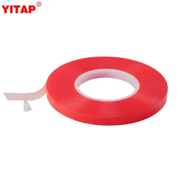 thin red adhesive tape