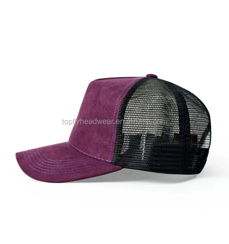 suede trucker hat