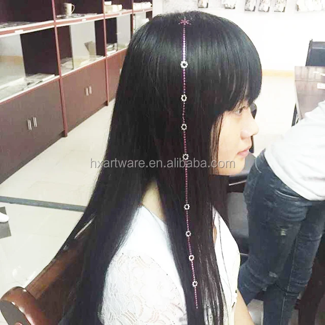 New body art women metallic hair tattoo sticker free samples