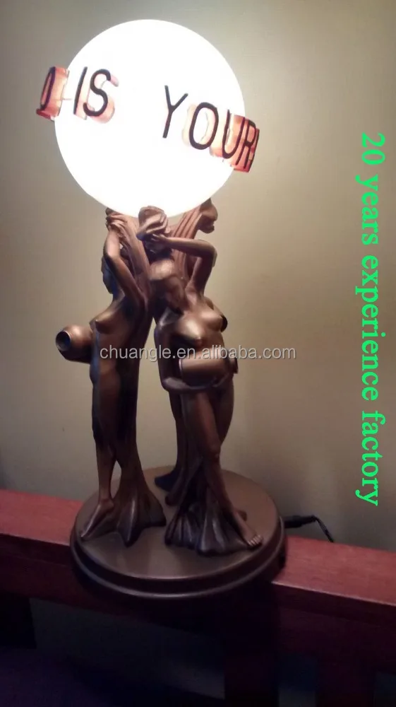 scarface the world is yours statue lamp