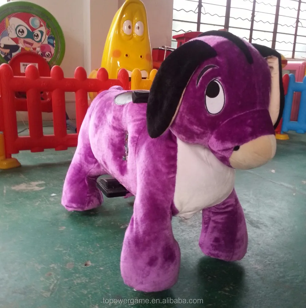 2018 Hot Sale Battery Operated Power Stuffed Kiddy Animal Ride Large