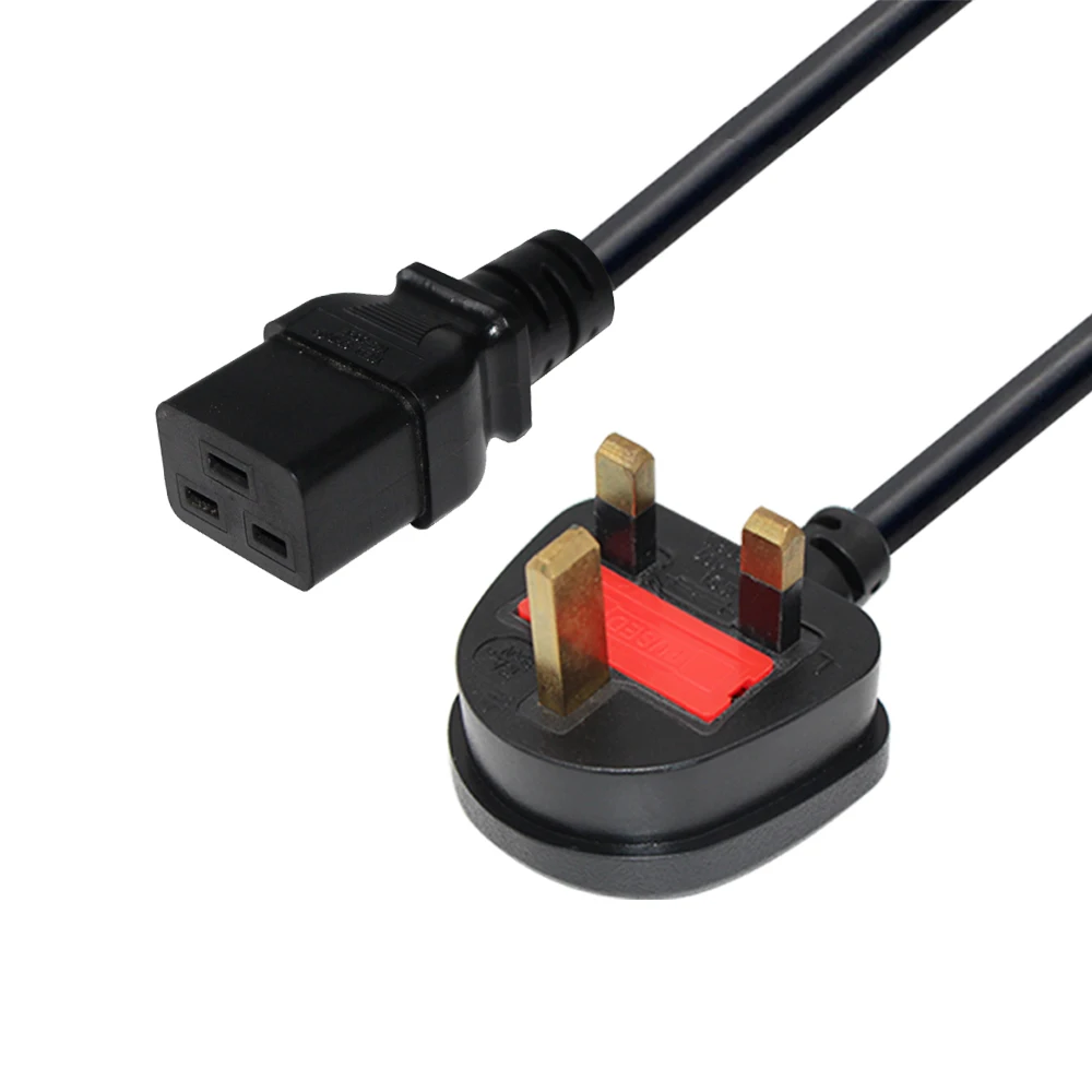 Iec C7 To Uk Standard 3pin Fuse Plug Power Cord 20