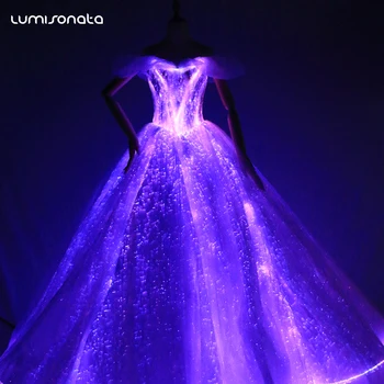 wedding dress with led lights