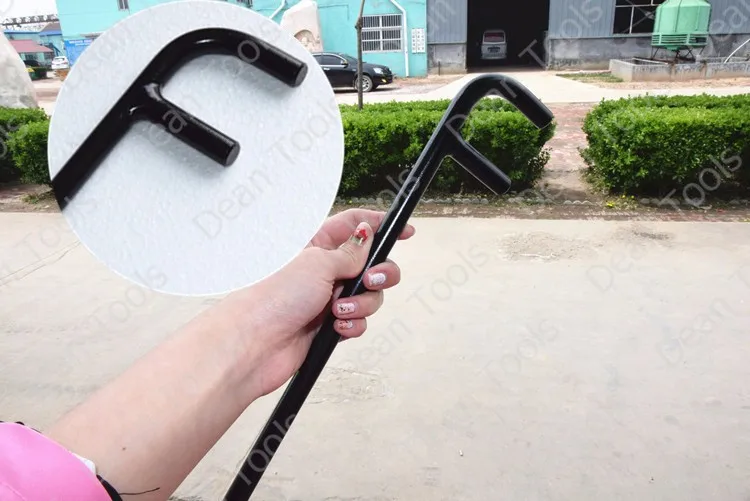 two claw valve wrench long handle f shaped valve spanner , ship