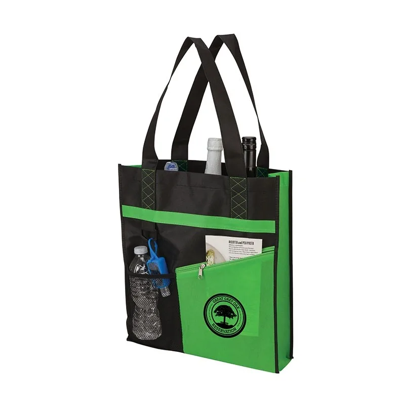 Promotional Cheap Customized Eco Fabric non-woven shopper tote/shopping bag