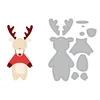 2017 baby deer craft paper art cutting dies mixed small metal etching stencil for scrapbook and card making