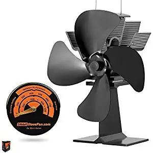 No Electricity Required Heat Powered Stove Fan Eco Fan for Wood Stoves Gas Stoves Pellet Stoves