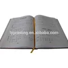 Printing black & white music book, my hot hardcover book with ribbon