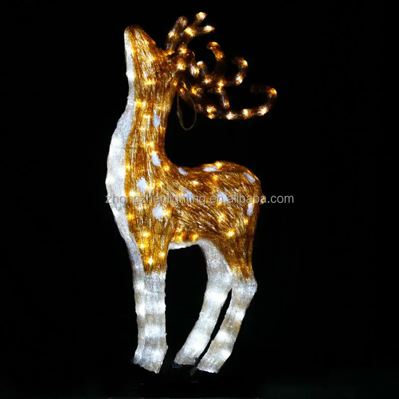Outdoor Indoor Led Lighted Running Christmas Reindeer Lights Buy