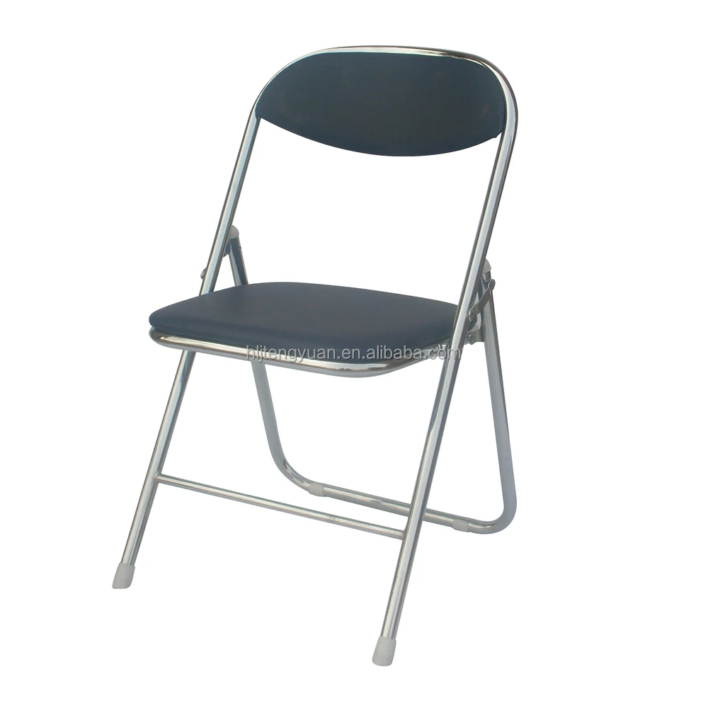 Cheap Chrome Frame Soft Cushion Metal Folding Chair Buy Folding Chair