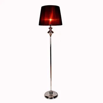 Best Price Decorative Elegant Red Cloth Lampshade Floor Lamps