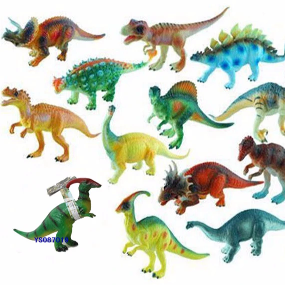 small plastic dinosaur toys