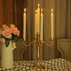 Gold Candlestick Holder Iron Metal Candle Holders Decorating Votive For Wedding Candlestick