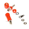 safety banana Socket gold Nickel plated dc banana plug