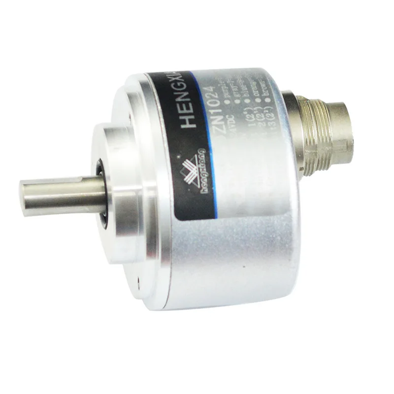 solid shaft 58mm Solid Shaft Rotary 5000 PPR Incremental Optical Encoder 360 pulse 360ppr ABZA-B-Z-phase