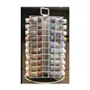 spinner metal wire shelf paint storage rack