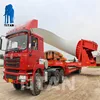 TITAN VEHICLE Manufacturer 60M Wind Turbine Blade Power Equipment Transport Retractable Extendable Flatbed Semi Trailer