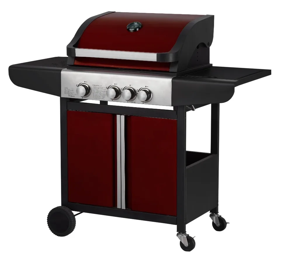 Cheap Outdoor 3+1 Burner Barbecue Grill Gas For Camping Buy Barbecue