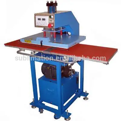 Dual automatic double sided pneumatic heat press machine