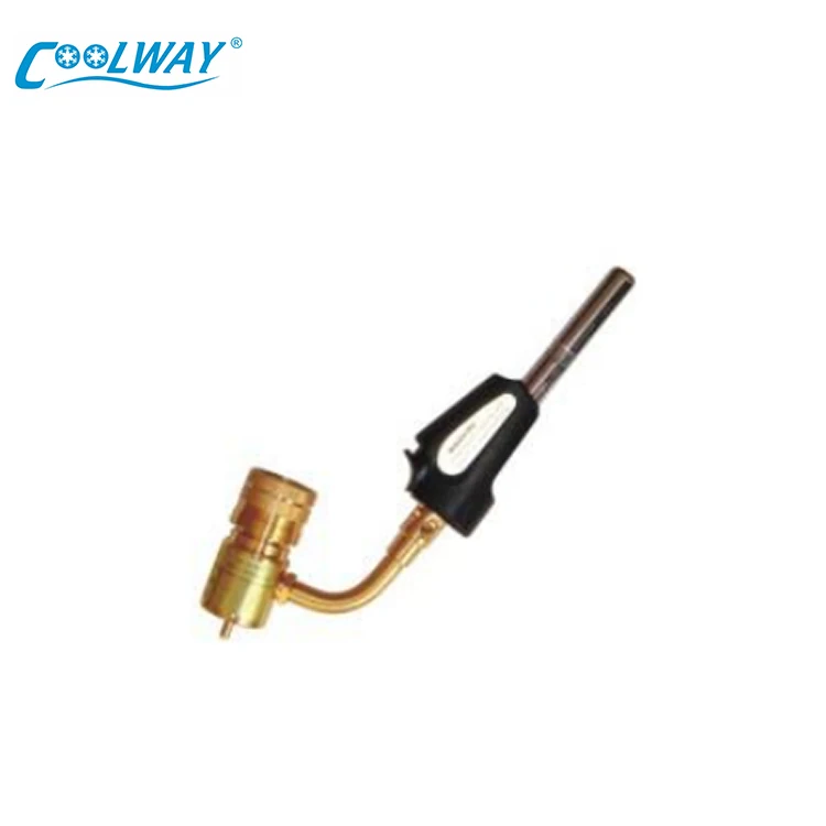 Brass Micro Gas Automatic Ignition Metal Handle Adjustable Flame Size Copper Valve Welding Hand Operated Torch for Welding