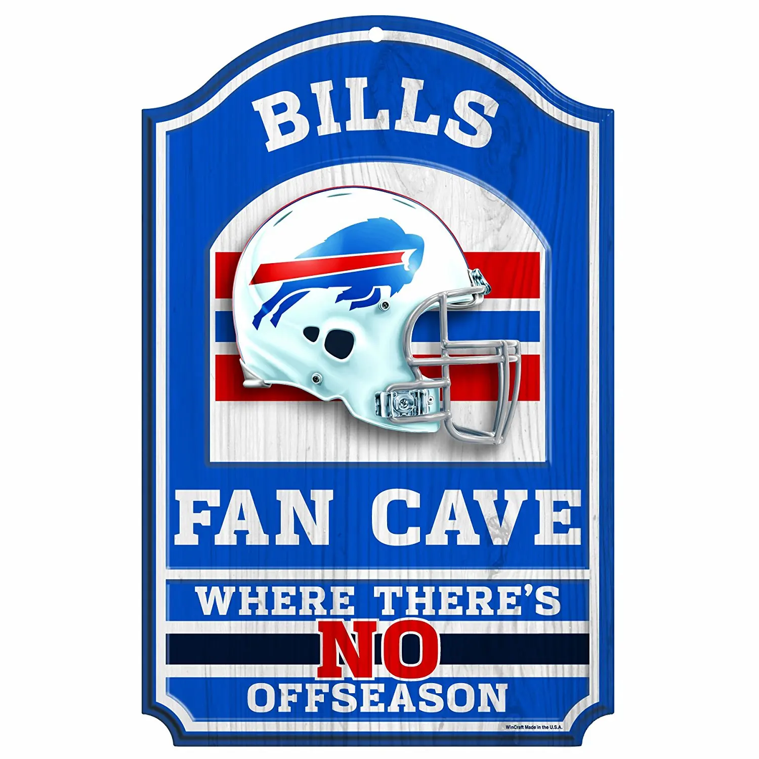 NFL Fan Cave Wood Sign, 11" x 17"
