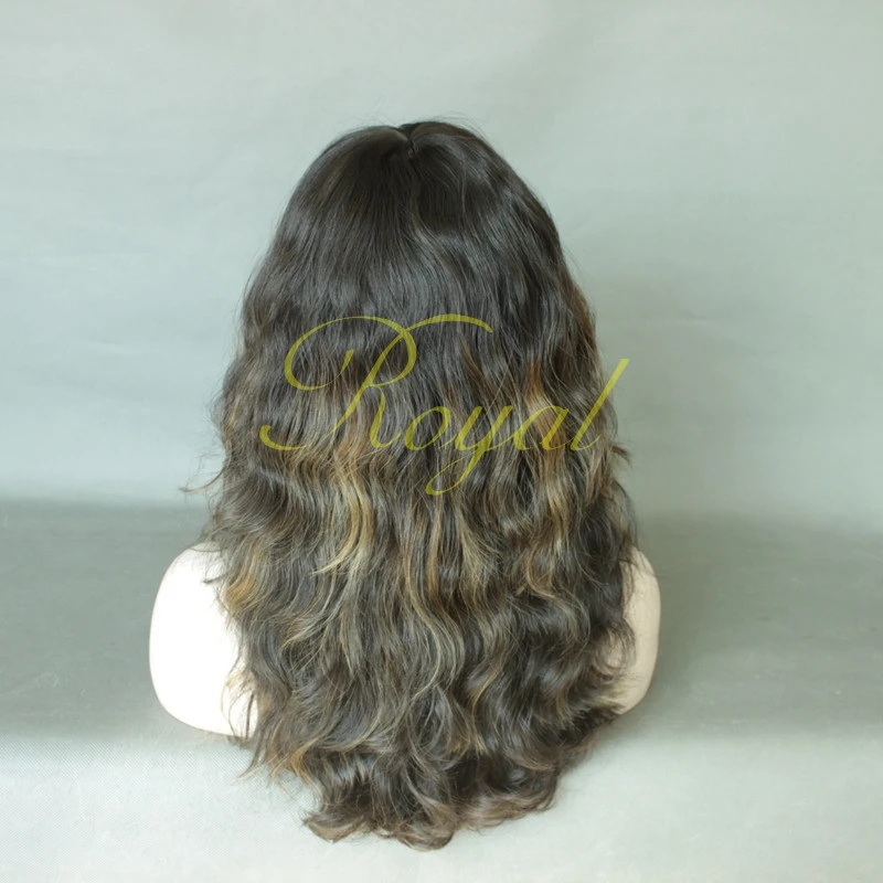 Hot Selling Large Layer Natural Human Hair Jewish Wigs With