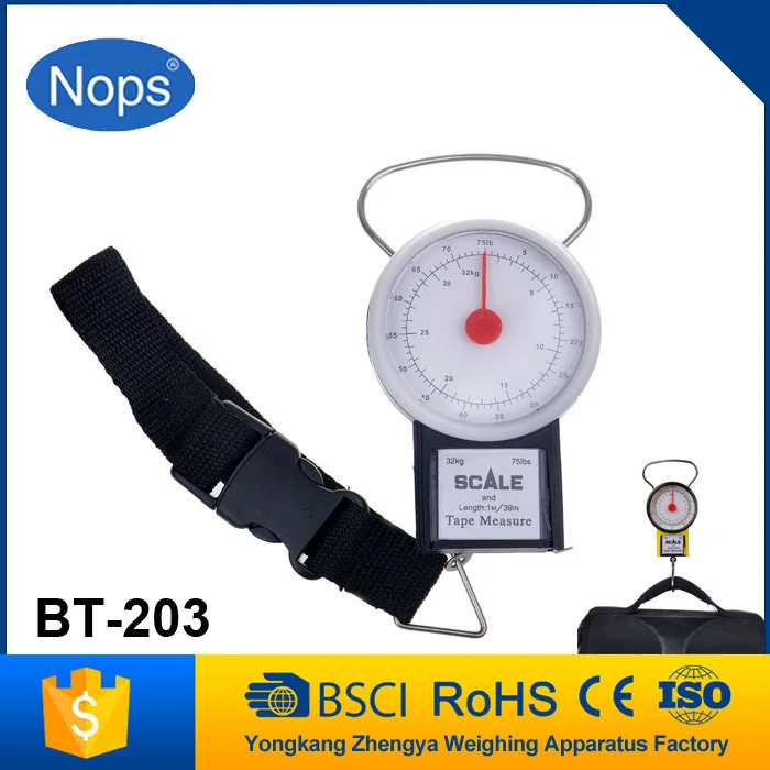 Fish Scale With Measuring Tape Luggage Weigh Balance - Buy Fish Scale