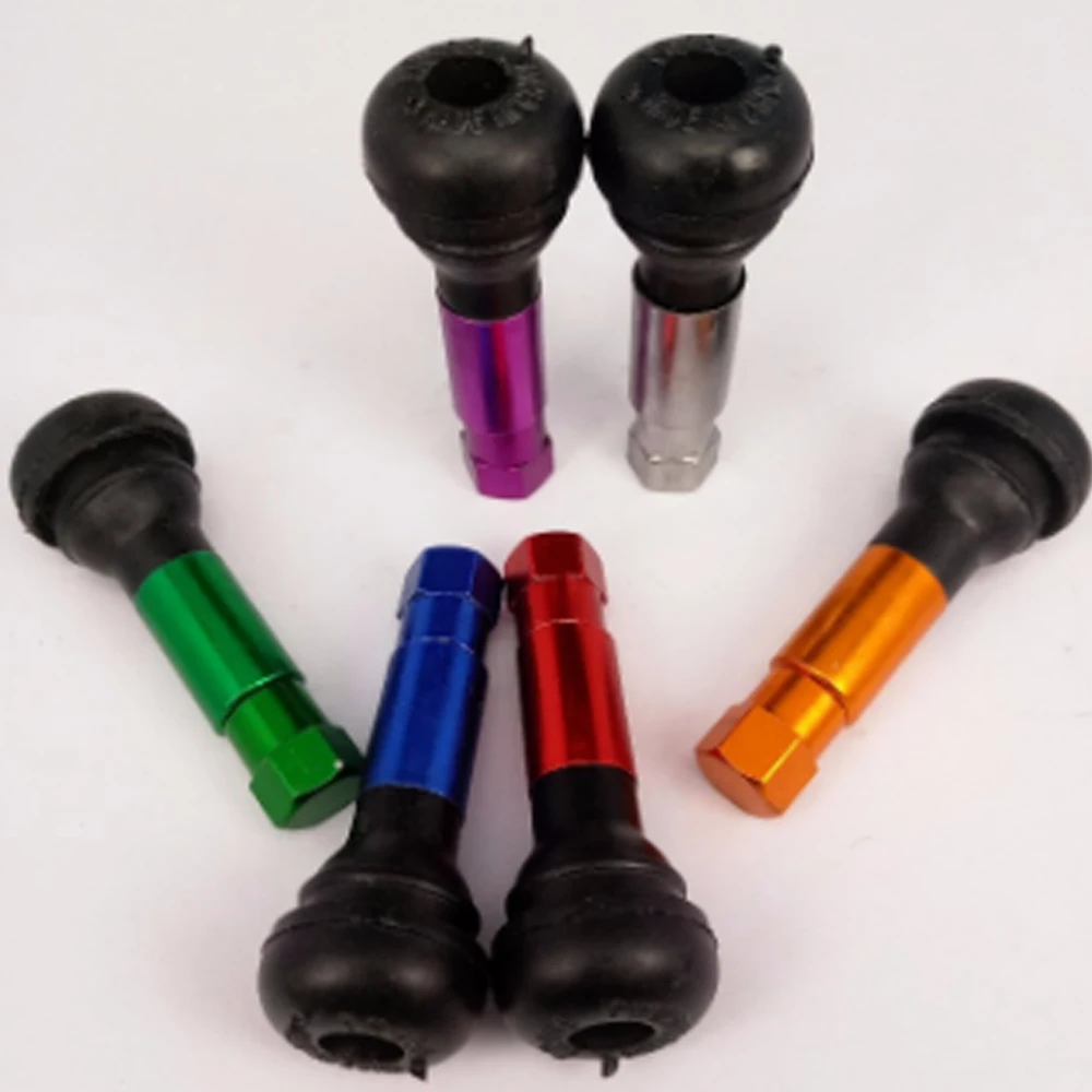 ABN Snap-in Standard Length Black Rubber Valve Stem 100-Pack for Tubeless 0.453/” Inch 11.5mm Rim Holes on Vehicles