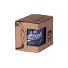 custom brown kraft creative cup box with window