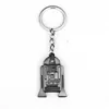 Popular American Movie Series Keychain The Force Awakens R2-D2 Robot Shape Alloy Keychain Gifts for Movie Lovers