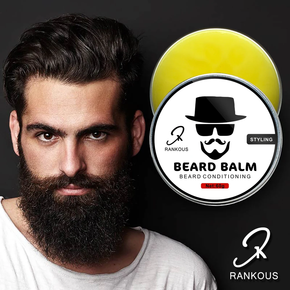 Custom Stickers Logo Personal Care Beard Oil Oem Beard Wax And Comb