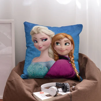 Frozen Pillow Case Cushion Cover 16 18 20 Square Digital Frozen Pillow Case Cushion Cover 16 18 20 Square Digital Sublimation Screen Printing
