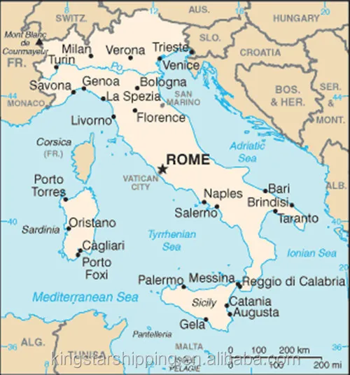 nantong video camera to genova italy container shi