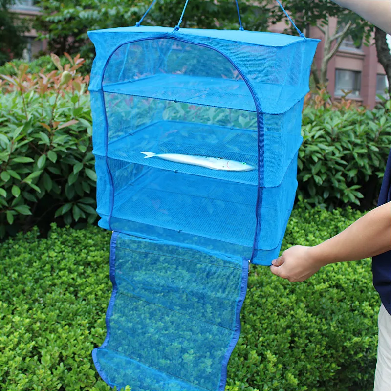 Multifunctional Foldable Fish Drying Net 35*35*55cm Buy Fish Drying