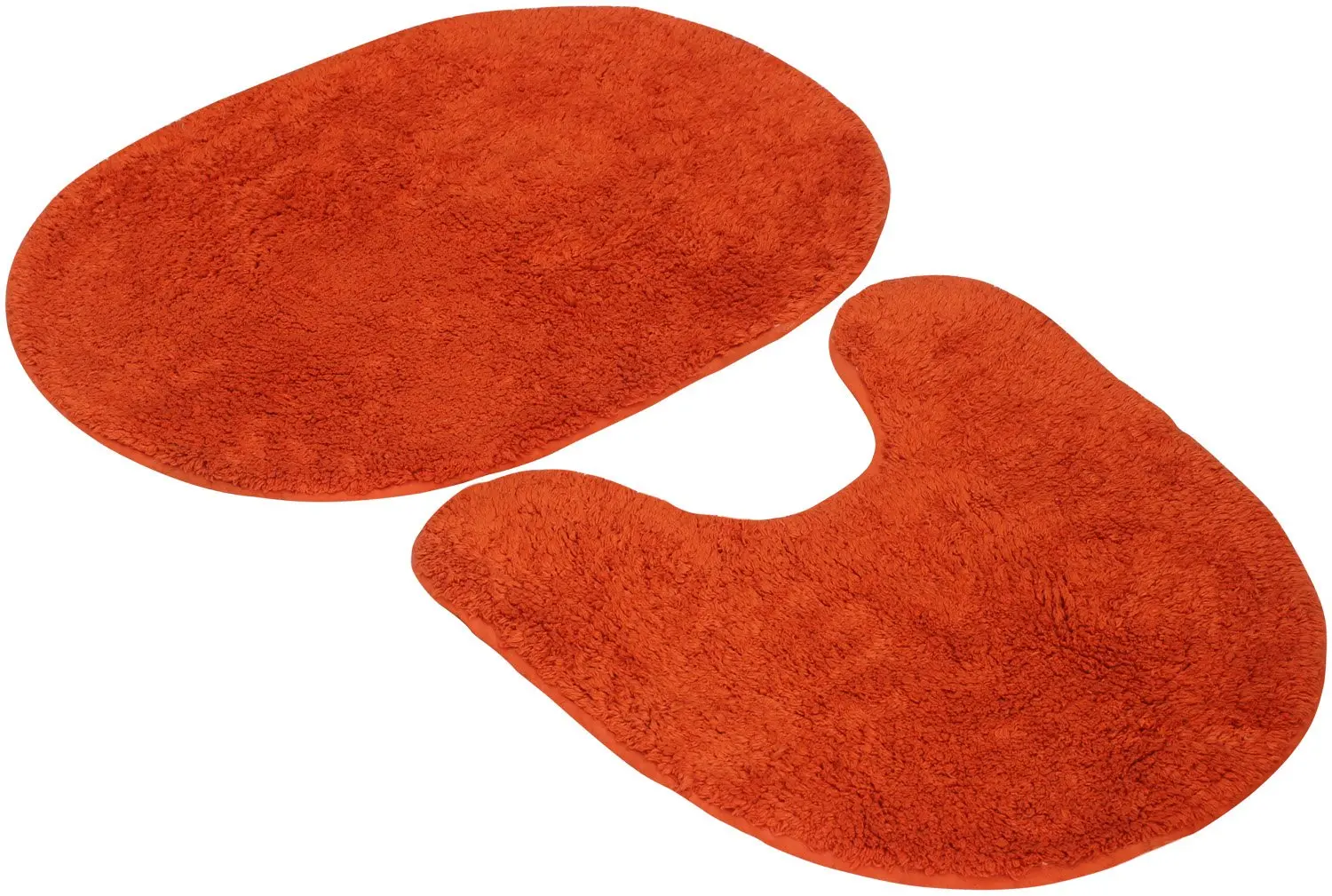 Cotton Contour Bath Rug Find Deals On Get Quotations On Orange Bath Rug Set Souvnear 100 Cotton 2 Piece Absorbent