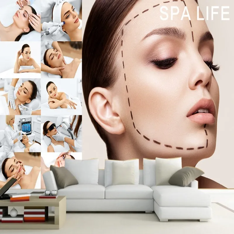 Beauty Salon Wallpaper Mural Luxury Wallpaper 3d Polyester Wallpaper