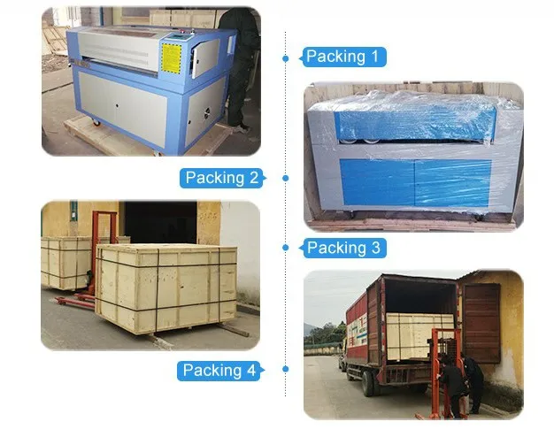 Wood Laser Cutter with CE certificate / co2 laser engraving machine price / laser cutting machinery