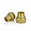 Best price hot sale NPT brass threaded coupling fittings straight connector with high quality