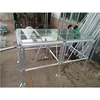 2019 Swimming Pool Wedding Stage Glass Transparent Aluminum Stage for Sale