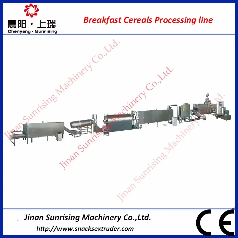 Puffed cheese ball snac extruder processing machinery