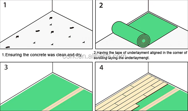 Hot Selling Wholesale Cork Flooring Prices Mats
