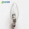 C35 110-220v China supplier C series clear tailed halogen energy saving light bulb
