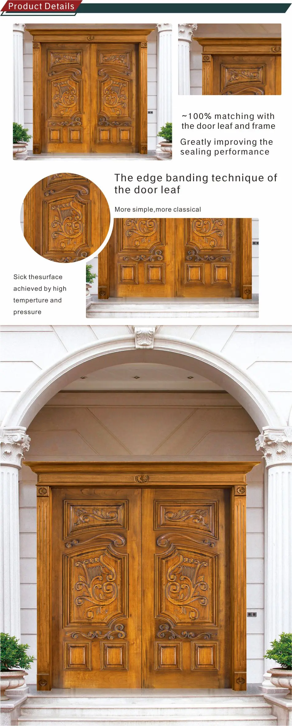 The Latest Classic Design India Wooden Houses In Doors Double Wood Doors Exterior Buy India Wooden Houses In Doors Double Wood Doors Exterior The Classic Design Wood Door Product On Alibaba Com