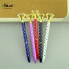 Large bling diamond top pen crystal metal ball pen for school stationery office & promotional wedding gift