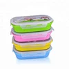 Kids cartoon square thermo food container lunch box stainless steel