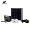 Hot Sale 4W/11V Solar Panel Camping Use Indoor Solar Power Lighting System With 2 Lamps